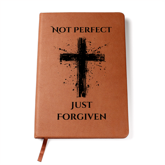 Not Perfect Just Forgiven  with Cross