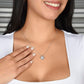 To My Beautiful Daughter Love Knot Necklace, Love Mom