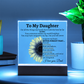 To My Daughter Never Forget Love Dad