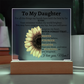 To my Daughter Never Forget Plaque Love Mom