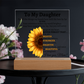 To my Daughter Never Forget Plaque Love Mom