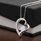 To My Beautiful Daughter Forever Love Necklace
