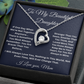 To my Beautiful Daughter  Forever Love Necklace, Love Mom.