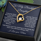 To my Beautiful Daughter  Forever Love Necklace, Love Mom.
