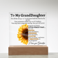 To My Granddaughter Never Forget Love Grandpa